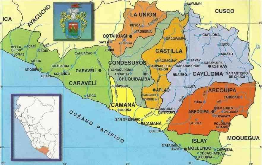Provincias de Arequipa Perú